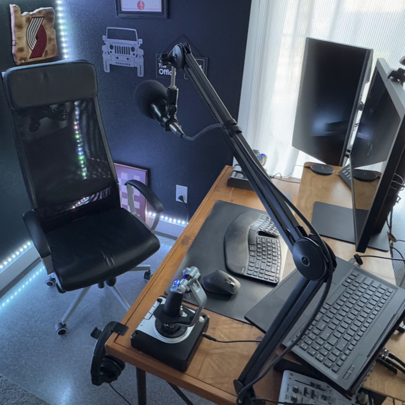 Jamon's podcasting setup